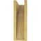 Ekena Millwork 5"W x 10"D x 15"H Classic Carmel Rough Cedar Woodgrain TimberThane Corbel, Primed Tan CORUR05X10X15CARRCPR - alternate 6